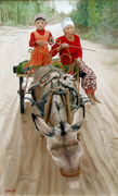 Donkey Cart on the Silk Road